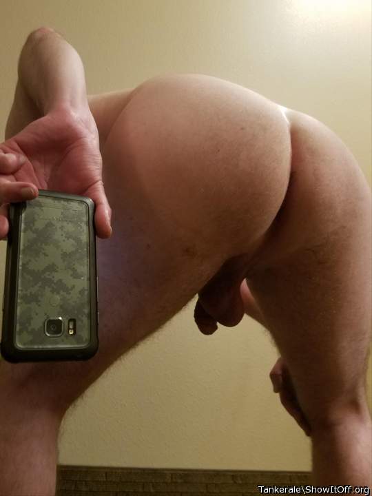 Hot ass! love seeing your balls hanging between your thighs!