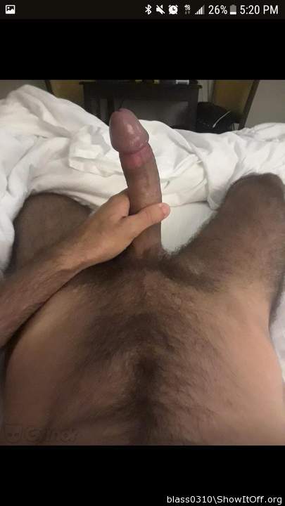 That's a Big handsome cock,Sexy pic.