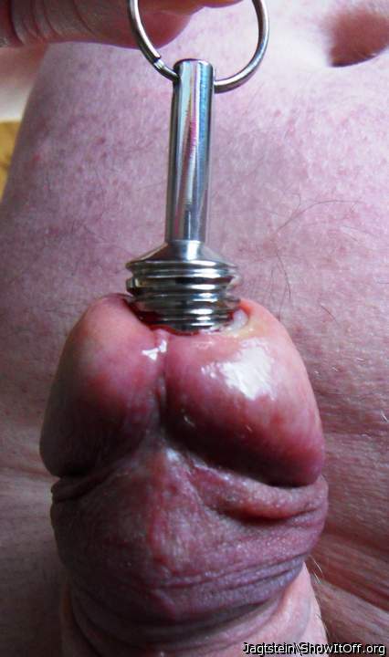 Penis with spiralplug