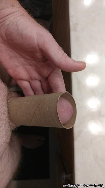 toilet paper roll test.