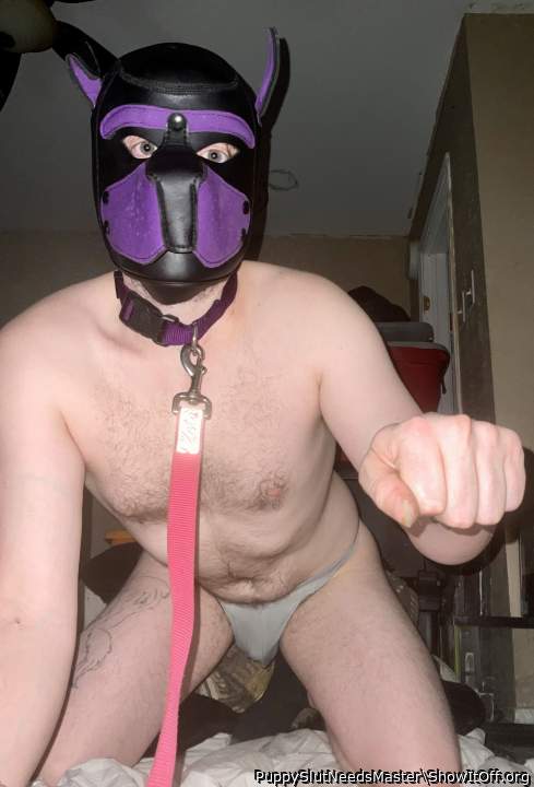 You look like a naughty puppy that needs disciplining!