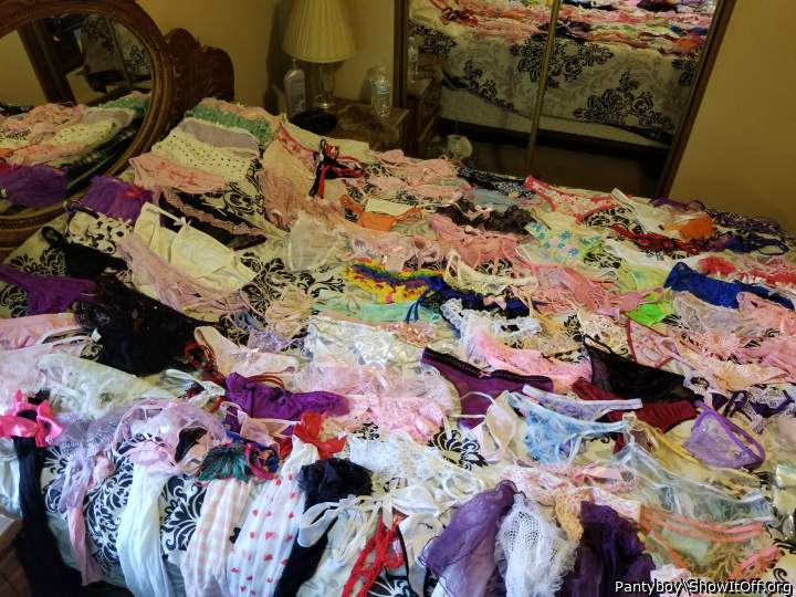 Just half of my panties and lingerie
