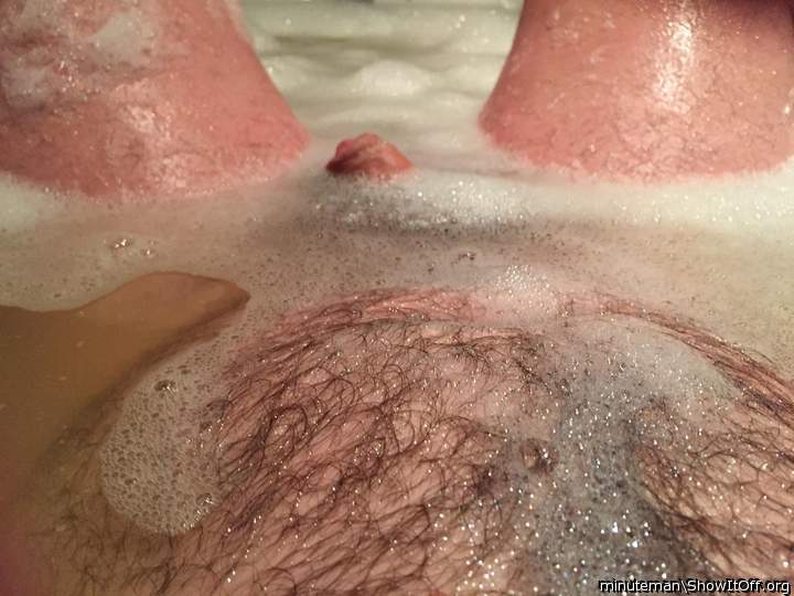 Fat belly tiny dicklet in the bath