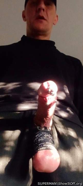 My Hard Cock with 9cm streched balls
