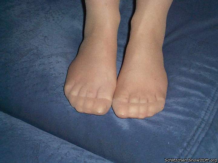 Mmmm....I love feet in hose!   So silky and smooth.  