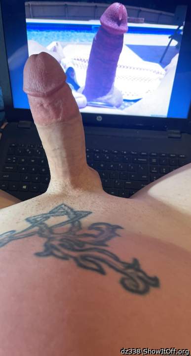 Awesome cock and tattoo, placed at the right place too!!!