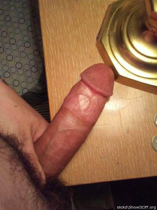 Meaty cock, sexy pubes! 