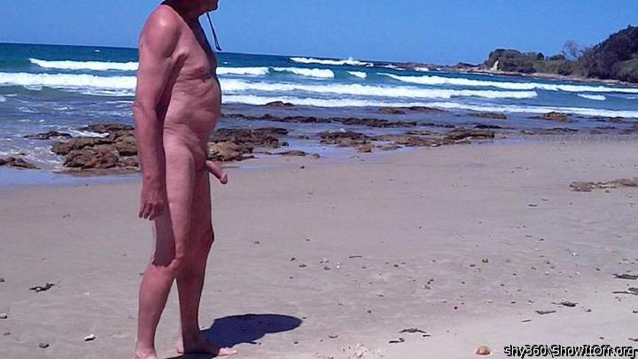 nude at an isolated beach  # 2