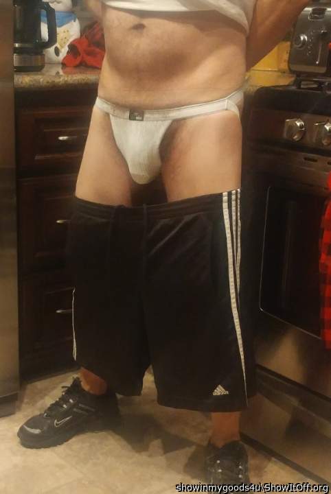 Sweaty jockstrap anyone?  Just home from the gym