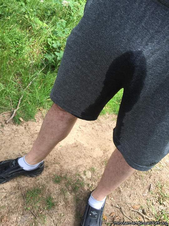 Pissed my shorts whilst walking in the forest