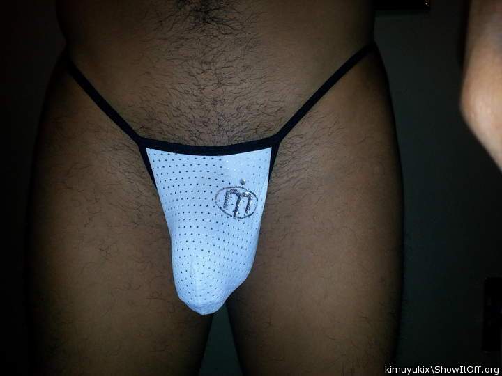 I like your string pouch or thong, whatever it's called, you