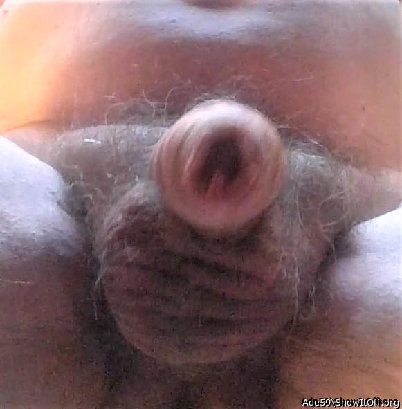 I would love to put my tongue under the fat foreskin and sti
