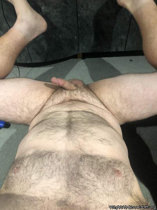 From your hairy chest to your cock ... all is looking good  