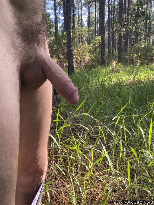 Love being naked outside too