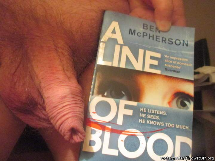 My dick and proof of my love of reading detective fiction
