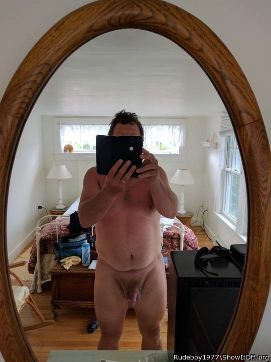 Hotel room mirror