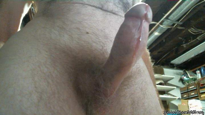 See  the cum on the front dripping