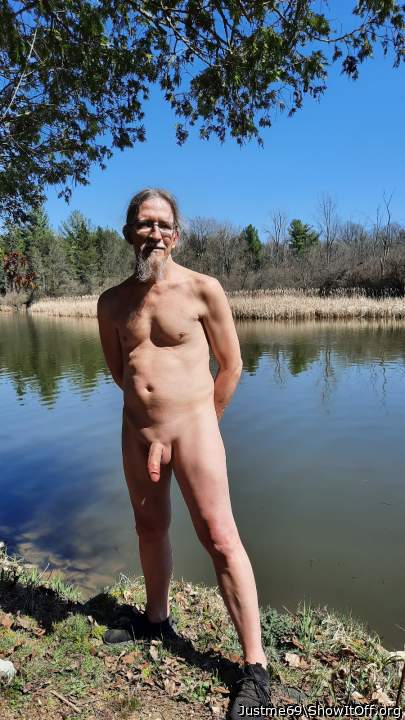 Great shot of you naked in nature ! Love to join you at that