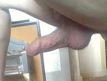 Great angle - lovely cock & balls