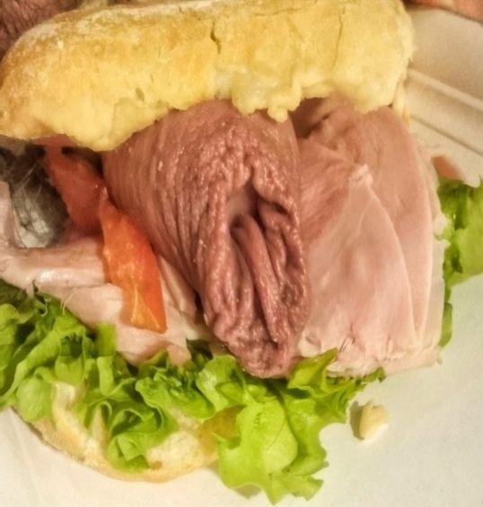 Vorhaut- Schinken-Sandwich