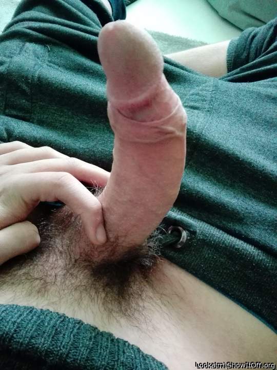 beautiful intact penis,awesome hair too  