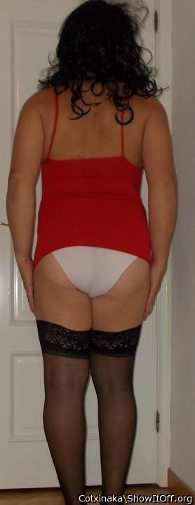 red dress and white underpant_01