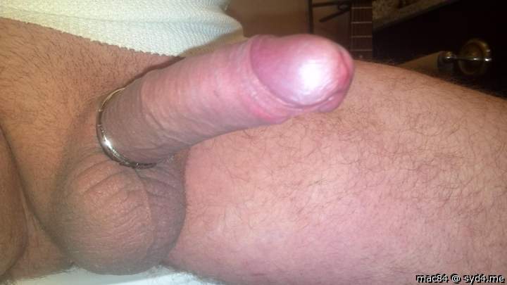 You like my ring? Makes my cock throb so bad!!