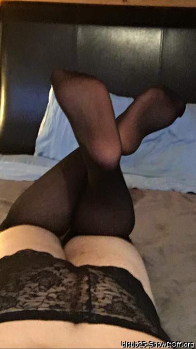 Panties and thigh highs