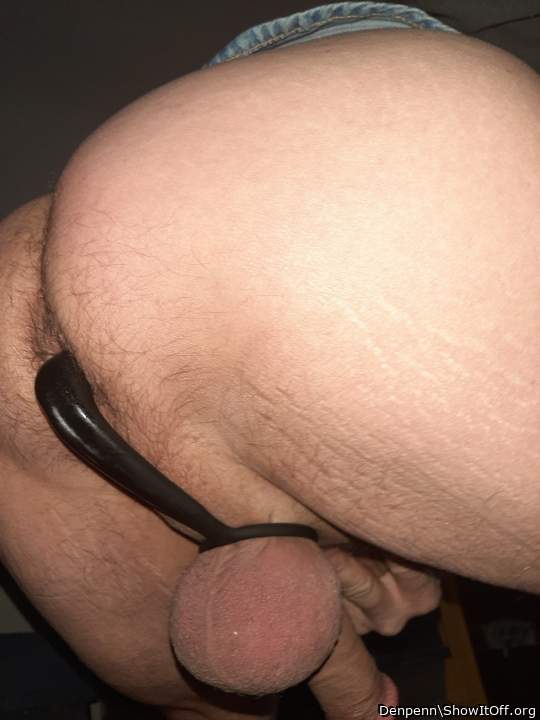 Balls in a perfect position for lots of licking and sucking!