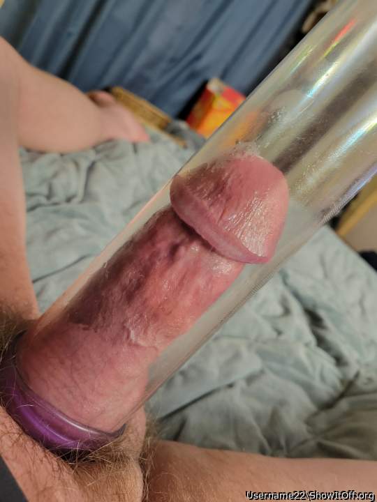 Great cock in my pump...