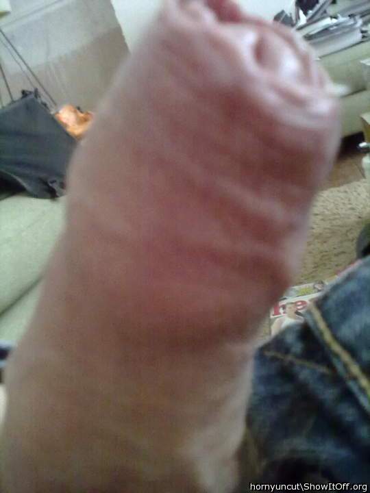 That's my delicious foreskin looking for a throat deep suck 