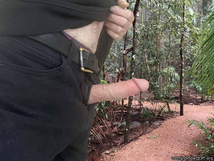 Nice cock out in the bush&#128077;