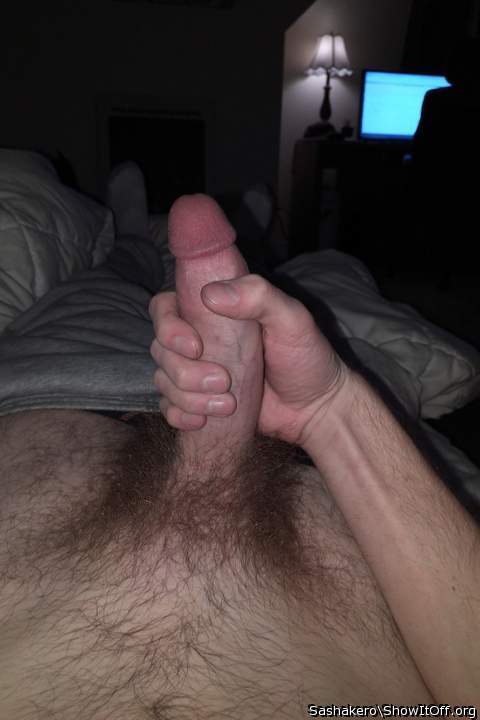 That's more than a handful...long and stiff with nice knob (