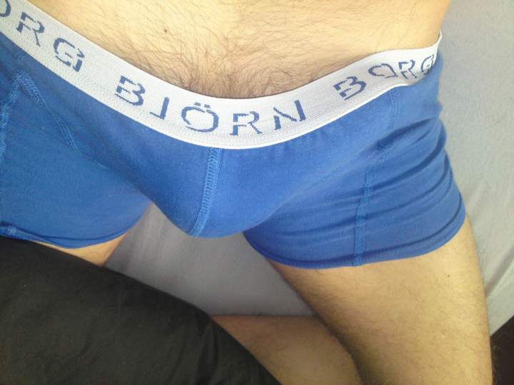 your cock looks good in blue