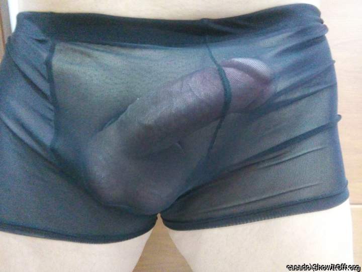 Nice translucent material to show ur cock!