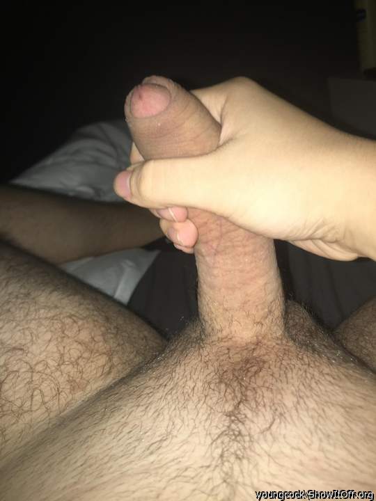 my young uncut cock