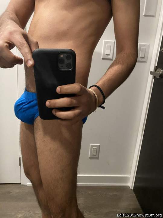 Nice underwear! I wish I could feel that bulge 