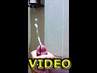 slowmotion shooting in public toilet