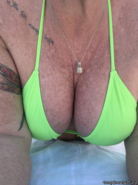 Wife started tanning
