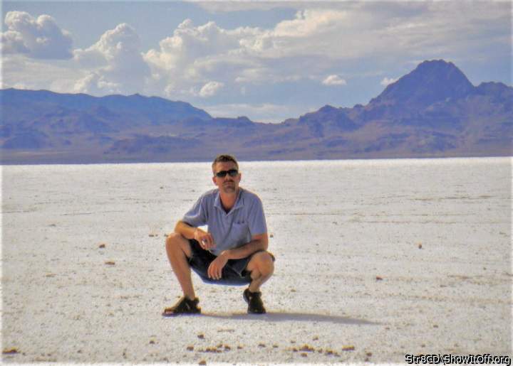 Me in Utah salt field