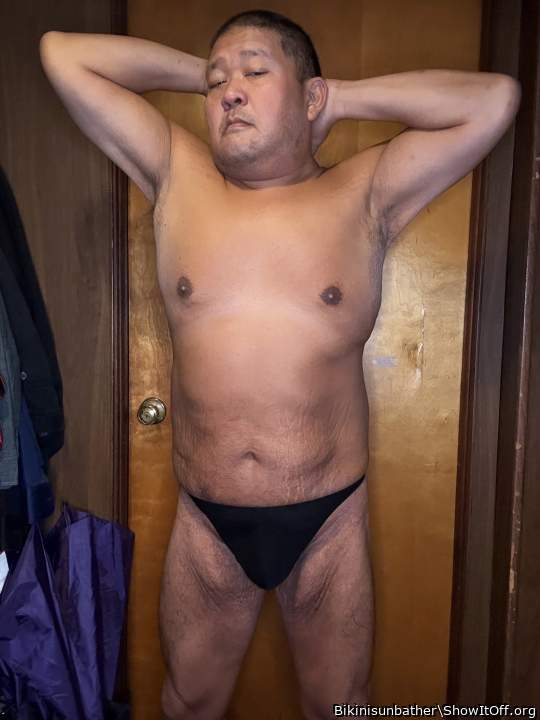 black thong. suck me