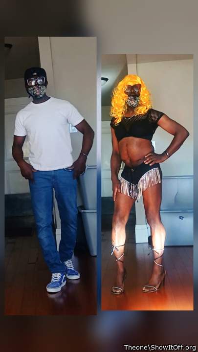 Yes me as JR the Hood Dude To Now me as CD Hershey the best of both worlds