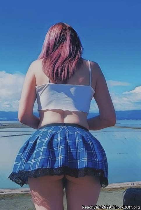 your ass looks good in that skirt 