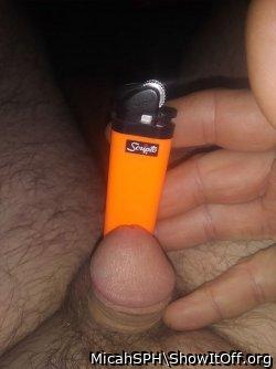 MicahSPH compares his tiny little dicklette to a lighter