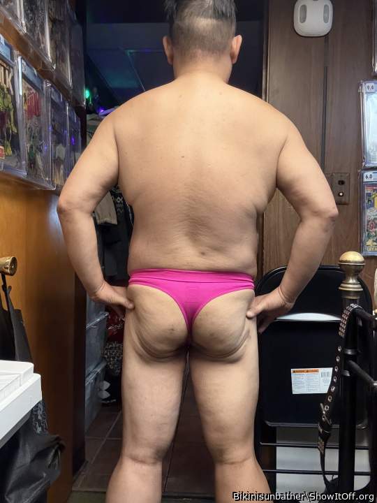 Pink thong