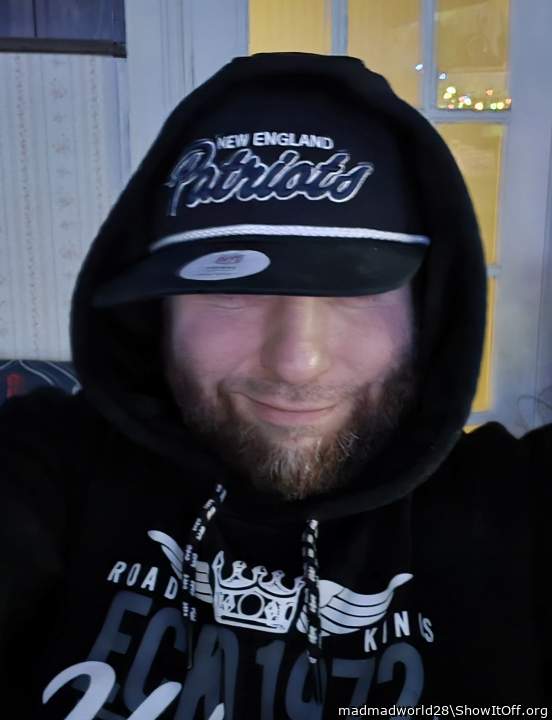 NICE smile or more like a sexy grin. I know what you're thin