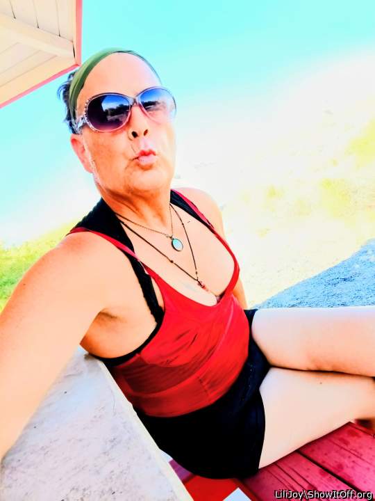 At the river park
