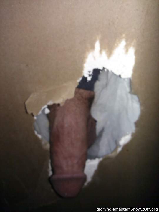 My cock at the gloryhole