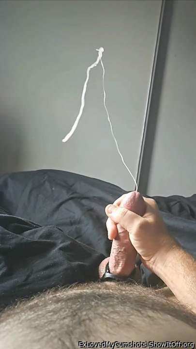 Big cum rope flying