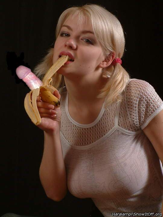 My banana and blonde collage 1